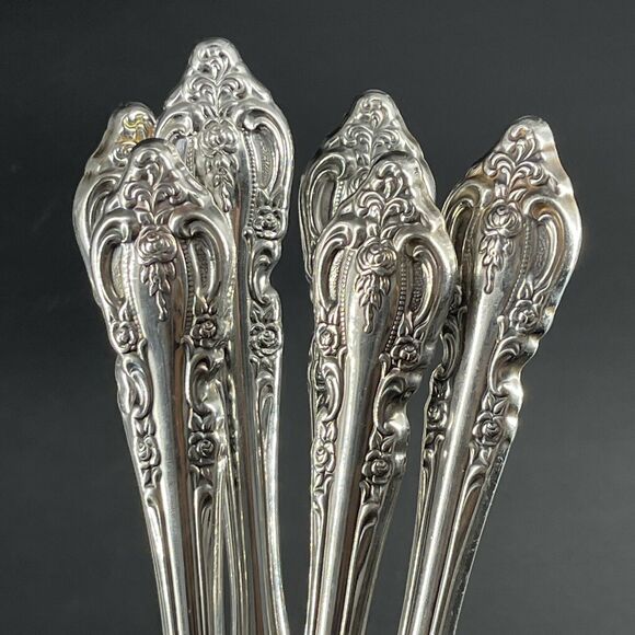 Vintage Oneida Community Stainless BRAHMS Set of 6 Knives - Picture 15 of 16